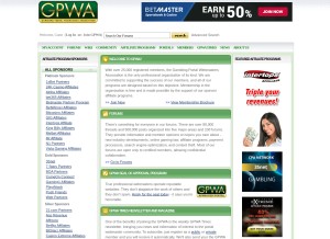 How gpwa.org looks like on a tablet such as an iPad.