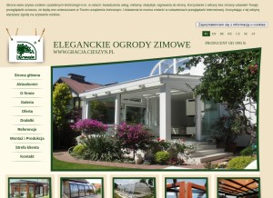 How gracja.cieszyn.pl looks like on a tablet such as an iPad.