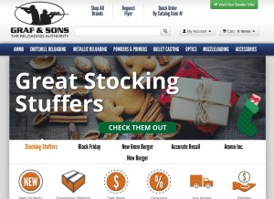 How grafs.com looks like on a tablet such as an iPad.