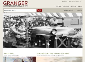 How granger.com looks like on a tablet such as an iPad.