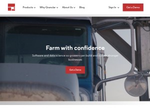 How granular.ag looks like on a tablet such as an iPad.