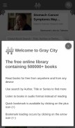 How graycity.net looks like on a mobile device such as an iPhone.