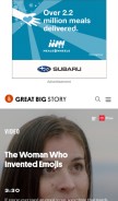 How greatbigstory.com looks like on a mobile device such as an iPhone.