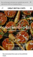 How greatbritishchefs.com looks like on a mobile device such as an iPhone.