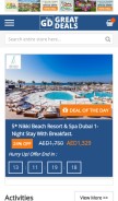 How greatdeals.ae looks like on a mobile device such as an iPhone.