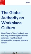 How greatplacetowork.com looks like on a mobile device such as an iPhone.