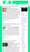How greengalactic.com looks like on a mobile device such as an iPhone.