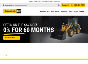 How gregorypoole.com looks like on a tablet such as an iPad.