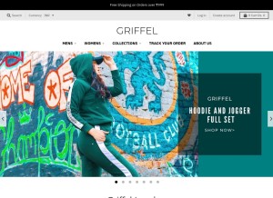 How griffel.in looks like on a tablet such as an iPad.