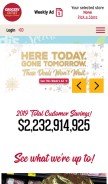 How groceryoutlet.com looks like on a mobile device such as an iPhone.
