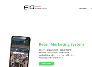 How groupfio.com looks like on a tablet such as an iPad.
