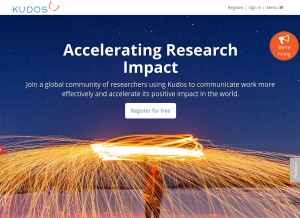 How growkudos.com looks like on a tablet such as an iPad.
