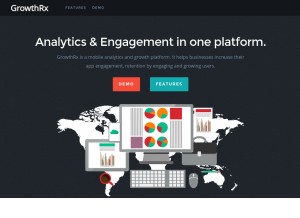 How growthrx.in looks like on a tablet such as an iPad.