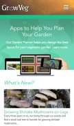 How growveg.com looks like on a mobile device such as an iPhone.