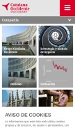 How grupocatalanaoccidente.com looks like on a mobile device such as an iPhone.