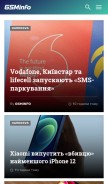How gsminfo.com.ua looks like on a mobile device such as an iPhone.