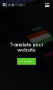 How gtranslate.io looks like on a mobile device such as an iPhone.