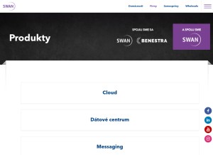 How gts.sk looks like on a tablet such as an iPad.
