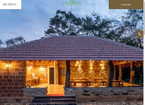 How gudlu.in looks like on a tablet such as an iPad.