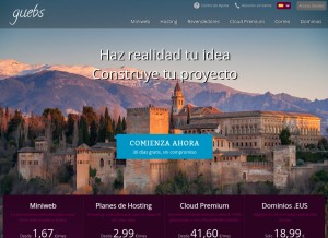 How guebs.net looks like on a tablet such as an iPad.
