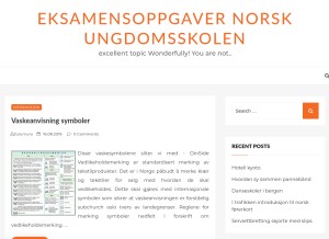 How guening.co looks like on a tablet such as an iPad.