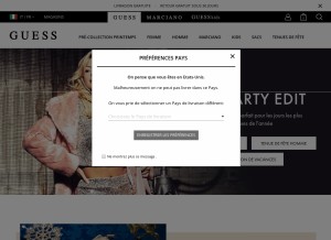 How guessfactory.com looks like on a tablet such as an iPad.