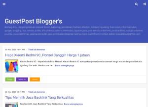 How guestpost.my.id looks like on a tablet such as an iPad.