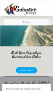 How guinjanelodge.com looks like on a mobile device such as an iPhone.