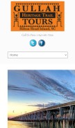 How gullaheritage.com looks like on a mobile device such as an iPhone.