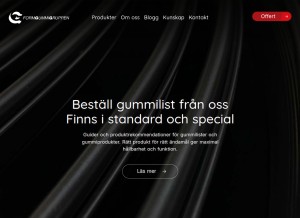 How gummilist.com looks like on a tablet such as an iPad.