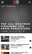 How gunnewsdaily.com looks like on a mobile device such as an iPhone.