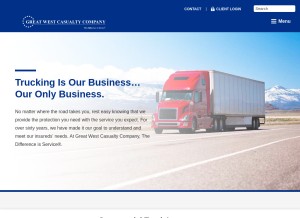 How gwccnet.com looks like on a tablet such as an iPad.