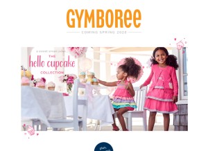 How gymboree.com looks like on a tablet such as an iPad.