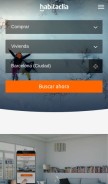 How habitaclia.com looks like on a mobile device such as an iPhone.