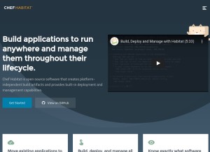 How habitat.sh looks like on a tablet such as an iPad.