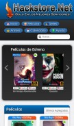How hackstore.net looks like on a mobile device such as an iPhone.
