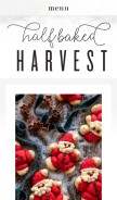 How halfbakedharvest.com looks like on a mobile device such as an iPhone.