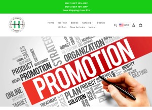 How hallosdeal.com looks like on a tablet such as an iPad.