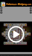 How halloween-mahjong.com looks like on a mobile device such as an iPhone.