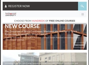 How hanleywooduniversity.com looks like on a tablet such as an iPad.