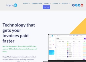 How happyar.com looks like on a tablet such as an iPad.