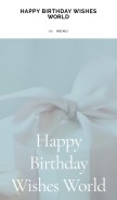 How happybirthdaywishesworld.com looks like on a mobile device such as an iPhone.