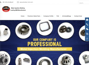 How harbermetal.com looks like on a tablet such as an iPad.