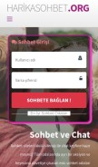 How harikasohbet.org looks like on a mobile device such as an iPhone.