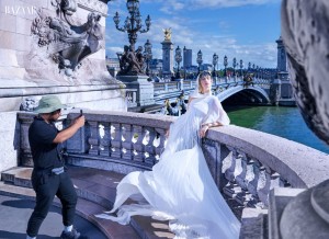 How harpersbazaar.com looks like on a tablet such as an iPad.