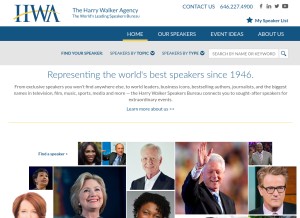 How harrywalker.com looks like on a tablet such as an iPad.