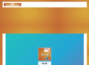 How hartejagen.nl looks like on a tablet such as an iPad.