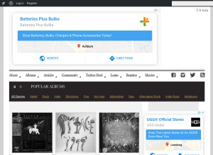 How hasitleaked.com looks like on a tablet such as an iPad.