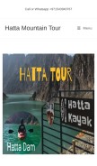 How hattamountaintour.com looks like on a mobile device such as an iPhone.