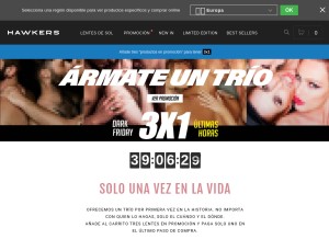 How hawkersmexico.com looks like on a tablet such as an iPad.